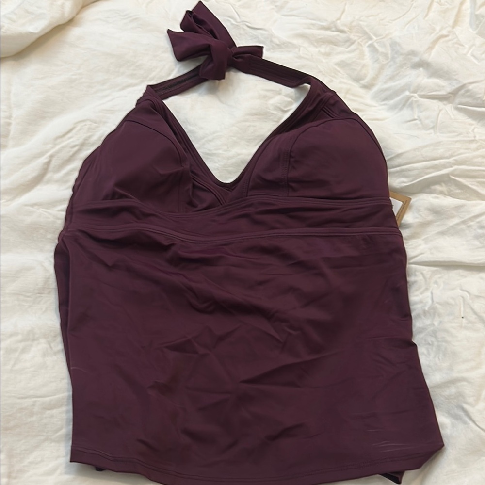 Title Nine Halter Top Tankini